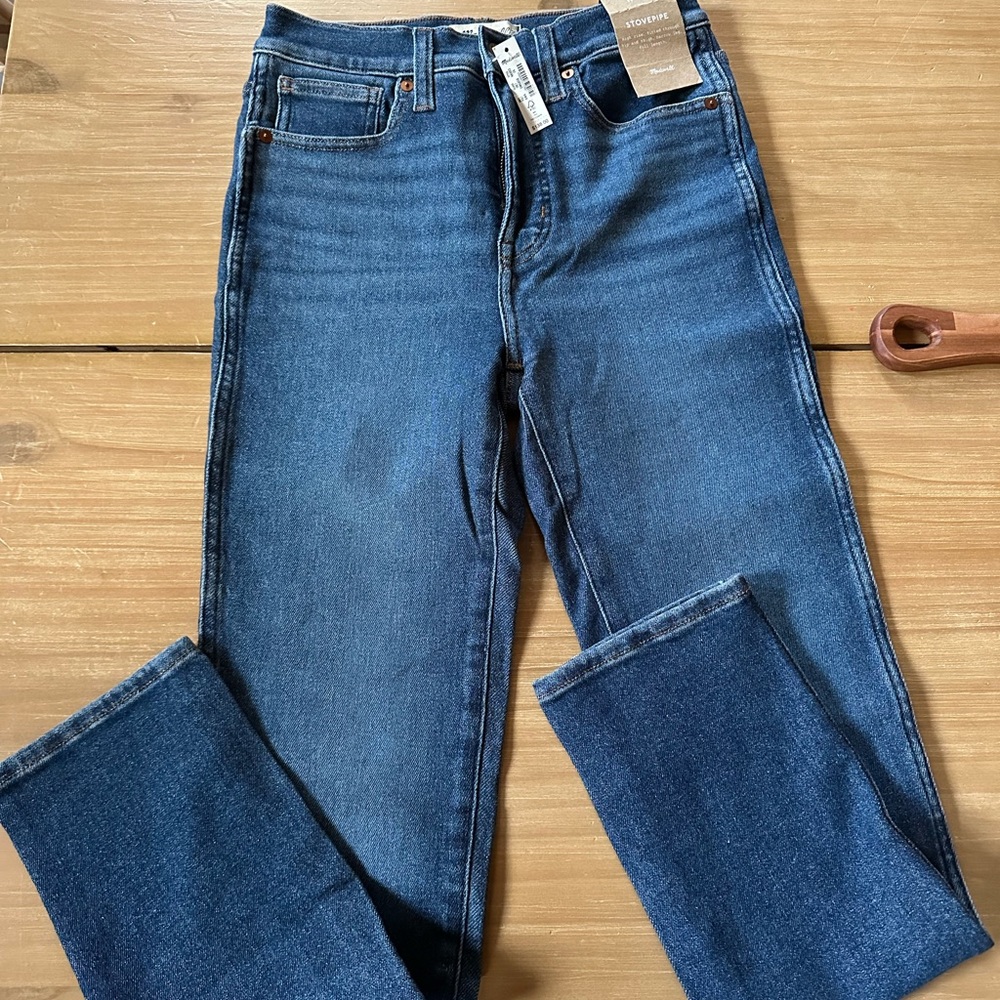 Madewell Stovepipe jeans💙